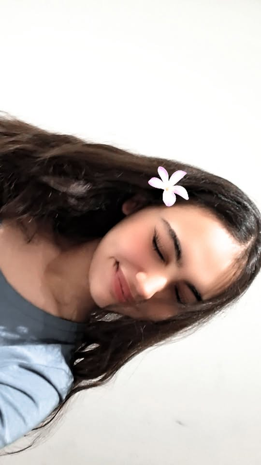 Saanvi smiling softly